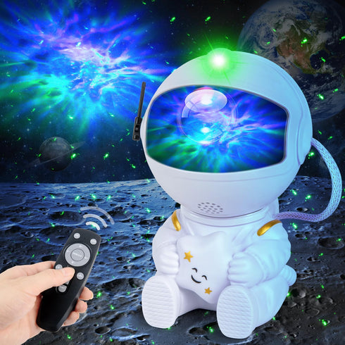 Astronaut Galaxy Projector Star Projector Galaxy Night Light Space Buddy Projector with Nebula and Remote Control for Bedroom Best Gifts for Child...