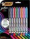 BIC Gel-ocity Smooth Stic Gel Pen, Medium Point (0.7mm), Assorted Colors, 8-Count, Vibrant and Smooth Gel Ink Pens...