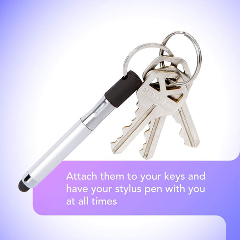 Stylus Pen Keychain (2 Pack) - No Touch, 2-in-1 Accessory - Mini Stylus Keychain Pen - 2 Pack......