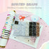 Amaney 1500 Pieces 6 Colors 4x7mm Round Acrylic Alphabet Letter Beads A-Z Mixed and Crystal Line for Jewelry Making...