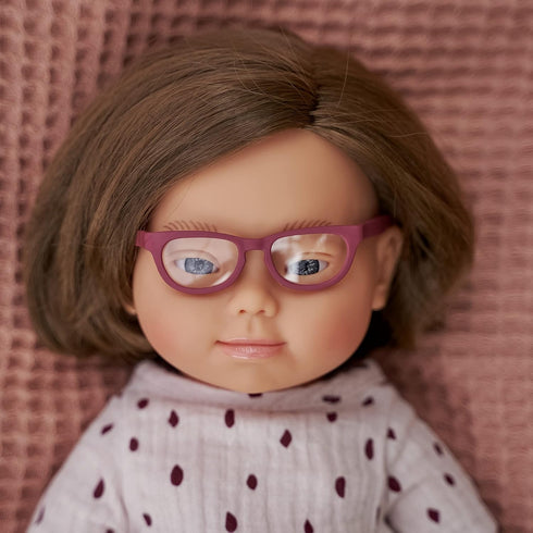Miniland Teracotta Glasses for 15 inch Dolls. Funny accesory to give Realism to The Play...