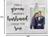 Mother of the Groom Gifts, Wood Picture Frame Holds 4 X 6 Photo, Father of The Groom Gift, Wedding Gift for Parents from Groom, Today a Groom, Tom...