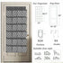 Over the Door Shoe Organizer with 24 Extra Large Pockets - Hanging Shoe Rack Storage Holder for men shoes zapateras and 4 Sturdy Hooks for Women H...