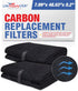 Carbon Charcoal Pre Filter Replacements Compatible with Honeywell Enviracaire 33002 fit 10000 12500 11502 13500 13530 43300 Kenmore 220 83133 8316...