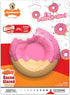 Nylabone Power Chew Donut Dog Chew Toy - Fun & Cute Dog Toys for Aggressive Chewers, Durable Dog Toys, Bacon Glazed Flavor, Large/Giant (1 Count)...