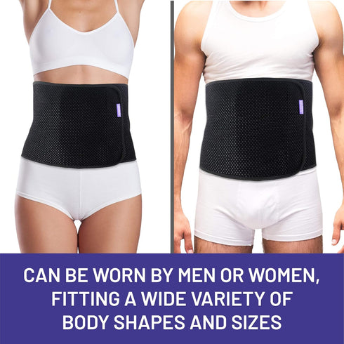 Everyday Medical Abdominal Binder Post Surgery – with Bamboo Charcoal Accelerate Healing and Reduce Swelling After C-Section, Abdomen Surgeries, T...