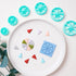 TAINSKY Color Recipe Wheel Polymer Clay Cutter Tool, Clay Cutters for Polymer Clay Jewelry, Polymer Clay Recipe Cutter Guide, Clay Earring Cutters...