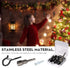 18 Pack Q-Hanger Light Hooks,Wall Cabinet Ceiling Hooks Screw Hooks for Outdoor String Lights, Wire, Plants,Wind Chimes, Holiday Party Decoration ...