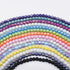 Bracelet Making Kit,Beads for Bracelets Adult 14 Colors 420pcs 8mm Glass Beads Bulk for Earring Necklace Jewelry Making Bead Supllies DIY...