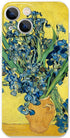 for iPhone 14 Plus Case Flower, Irises by Van Gogh Aesthetic Retro Phone Case, Waterproof Colorful Slim Phone Cover for iPhone 14 Plus(6.7inch)...