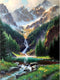 LELEMON Diamond Painting Kits,Waterfall Diamond Art for Adults,Mountain 5d Diamond Painting Kits for Adults,Scenery Diamond Art Kits with Diamond ...
