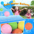 98K Reusable Water Balloons 6Pcs with Mesh Bag, Self Sealing Silicone Ball Latex-Free, No Clean Hassle, Easy to Fill, Summer Toys Water Toy Swimmi...