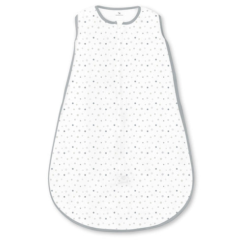 Amazing Baby Microfleece Sleeping Sack, Wearable Blanket with 2-Way Zipper, Use After Swaddle Transition, Playful Dots, Sterling, Large 12-18 Mont...