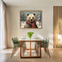 Posterizer 1 pcs-oil painting style-bear in snowy winter-Art for Animal Lovers-Landscape & Nature Art-Decor for Home & Office- unframed wall art...