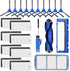 Replacement Parts Accessories Kit for Eufy RoboVac 11S, 15C, 30, 30C, 12, 35C Vacuum Filters, 10 Side Brushes, 8 Filter, 1 Pre Filter, 1 Roller Br...