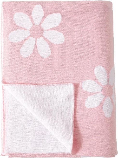 david's kids Cotton Knitted Baby Blanket, Cozy Lightweight Swaddle Blankets for Boys Girls Neutral, Luxurious Receiving Blanket for Shower Gift Re...