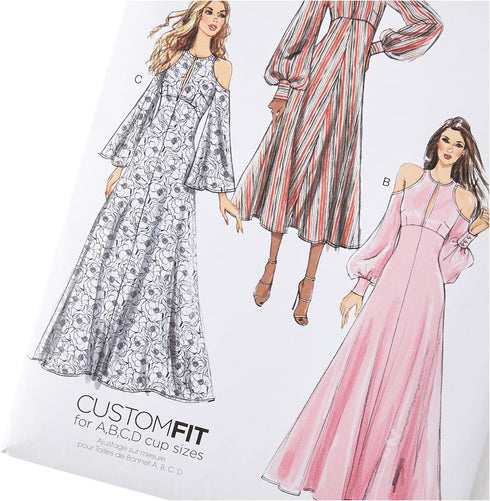 Vogue V9296 Women's Special Occasion Dress Sewing Pattern, Sizes 6-14...
