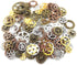 100g (70-80pcs) Mix Skeleton Steampunk Clock Watch Gear Cog Wheel Pendant Charms Jewelry Making DIY Steampunk Gear Pendant Charms Wholesale (4 Col...