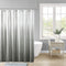 Madison Park Ara Shower Curtain, Seersucker Design Ombre Print, Modern Bathroom Decor, Machine Washable, Fabric Privacy Screen, 72x72, Grey...