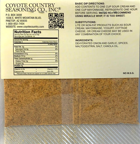 Coyote Country's Hot Mystery Dip Mix (3 Pack)...