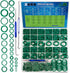 595 Pcs Automotive AC O Rings Kit, SAE and Metric Air Conditioning Orings Assortment Set for Car A/C Compressor and Professional Plumbing Faucet S...