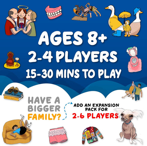 A Card Game of Inheritance - Fun and Clever Family Game for Adults, Teens, and Kids - Strategic Party Play for 2-4 Players...