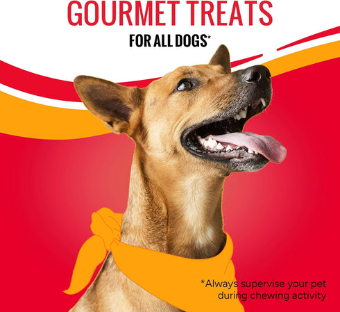 Good 'n' Tasty Triple Flavor Stacks with Cheese, 9 Ounces, Bite Sized Snacks for Dogs with Premium Chicken and Real Cheese...