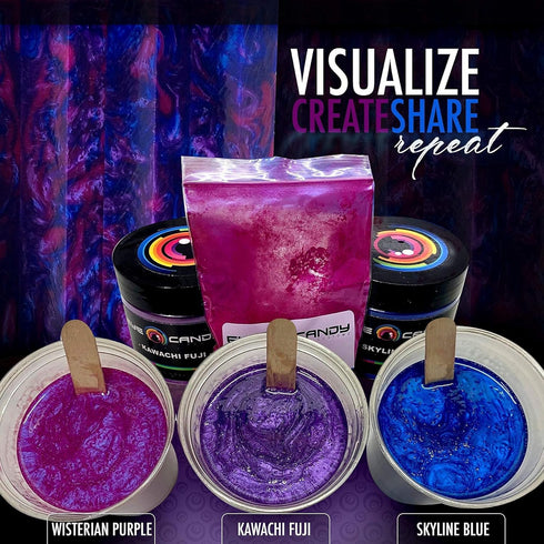 Eye Candy Premium Blue Mica Powder Pigment (25g) | Multipurpose DIY Arts and Crafts Additive | Acrylic Pouring, Woodwork, Epoxy, Resin, Bath Bombs...