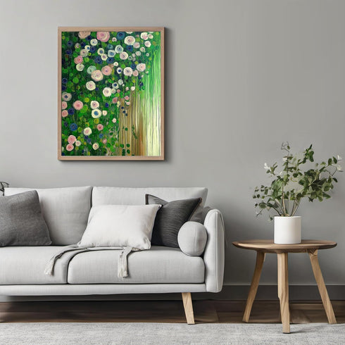 Posterizer 1 pcs-delicate vintage floral garden art-oil painting inspired 1-Collectibles & Fine Art-Retro Art-Gift for Men Women Entrepreneur Teen...