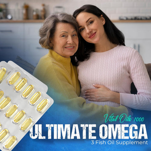Omega 3 Fish Oil - Premium Burpless Fish Oil Supplement, Ultra Strength DHA & EPA with Omega 3, Natural Fish Oil Capsules (1 Month Supply)...