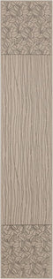 Heritage Lace Leaf Lines Table Runner, 14" x 72", Flax/Black...