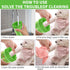 Dog Paw Cleaner, Portable Dog Paw Washer Pet Cleaning Silicone Brush with 3 Absorbent Towel, Pet Foot Cleaner for Small Breed Dogs(Green)...