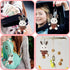 Anboor 6.1" Small Stuffed Animals Easter Rabbit Toy Cute Bunny Plush Toy with Keychain Easter Basket Stuffers Party Favor Décor?Brown...