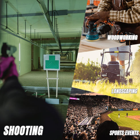 Shooting Ear Protection Earmuffs with Low Profile NRR 23 dB Noise Reduction Headphones for Gun Range and Hunting...