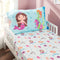EVERYDAY KIDS Toddler Fitted Sheet and Pillowcase Set -Undersea Mermaids Adventure- Soft Breathable Microfiber Toddler Sheet Set...