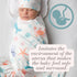Newborn Baby Girl Receiving Blanket Swaddle Blanket Stretchy Knit Swaddle Set with Matching Headband (Pink)...
