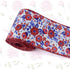 2.5Inch 6 Yard Red White Blue Patriotic Ribbon Floral ribbon Floral Wired Ribbon for 4th of July, Independence Day, Memorial Day, Wreath Making DI...