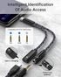 iPhone 15 Headphone Adapter, 2-in-1 USB C to 3.5mm Audio Aux Jack with PD 60w Fast Charging Adapter Splitter Dongle for Apple 15 Pro Max/15 Plus/1...