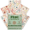 FEBU Swedish Dishcloths for Kitchen | 5 Pack Watercolor Dish Towels | Reusable Paper Towels Washable | Non-Scratch Cellulose Sponge Cloths | No Od...