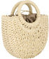Rattan Handmade Straw Tote Handbag Beach Shoulder Bag Summer Beach Rattan Bag Straw Bag...