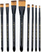 Majestic Royal & Langnickel Flat and Glaze Wash Artist Brush Set, 8-Piece...