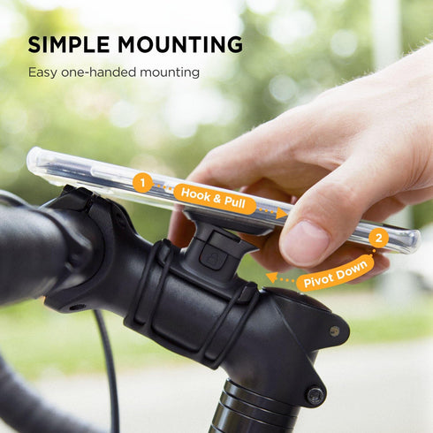 iOttie Active Edge™ Go Bike Phone Holder Bar Mount || Smartphone | iPhone Xs Max R 8/8S 7 Plus 6S 6 SE Samsung Galaxy S8 Plus S8 Edge S7 S6 Note 8...