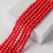 8mmPorcelain Red Rondelle for Jewelry Making 380pcs Faceted Briolette Shape Crystal Spacer Beads Assortments Supplies Accessories for Bracelet Nec...