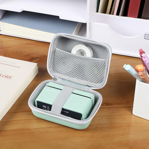 POLONO Genuine Label Printer Case Compatible with P31S and L1-A Label Maker, Hard Carry Label Printer Case for Labeler Makers, Storage Case for Po...