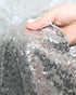 Silver Sequin Tablecloth 50" x 80" Rectangle Sparkle Table Cover Glitter Metal Table Overlay for Parties Dinner Tables Festivals Weddings Showers ...