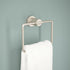 DELTA FAUCET NIC46-DN Nicoli Wall Mount Square Closed Towel Ring Bath Hardware Accessory in Brushed Nickel...