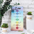 Blulu Chakra Quotes Sign Buddha Wall Decor Yoga Zen Wall Art Wooden Spiritual Decor 7 Chakra Hanging Motivational Meditation Buddhism Spa Room Sig...