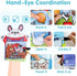 iPlay, iLearn Baby Cloth Books 6-12 Month, Infant Soft Touch Feel Marine Farm Animal Fabric Book Set, Newborn Carseat Crib Crinkle Toy, Babies Bir...