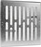 Vent Systems 5.5'' x 5.5" Inch Galvanized Steel Vent Cover - Square Air Vent Louver - Removable Ventilation Grille - Integrated Insect Screen - HV...
