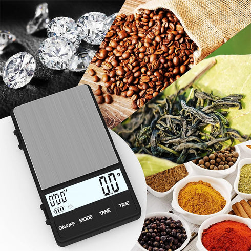 MAXUS Espresso Scale with Timer 1000g/0.1g Drip Coffee Scale, Small and Handy Barista Scale, Brew Drip Tray Coffee Scale, Backlit LCD for Fast and...